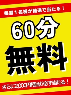 毎週60分無料券が当たる!プロフィール写真